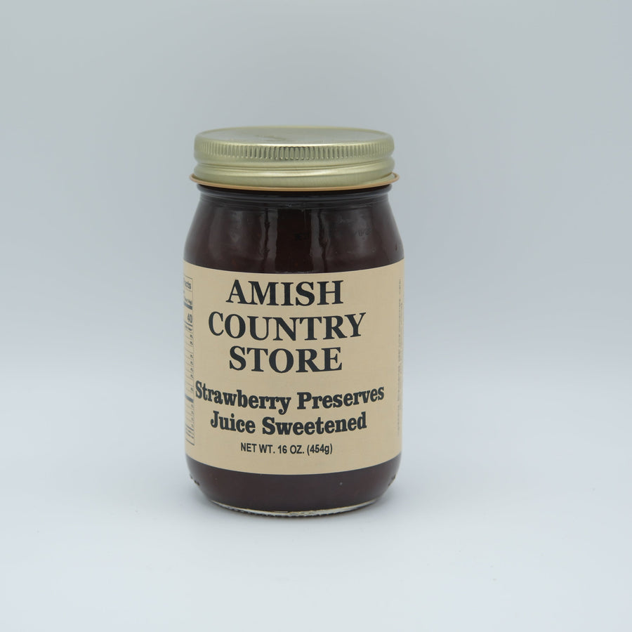 Juice-Sweetened Strawberry Preserves | 16 oz – product catalog photo 2