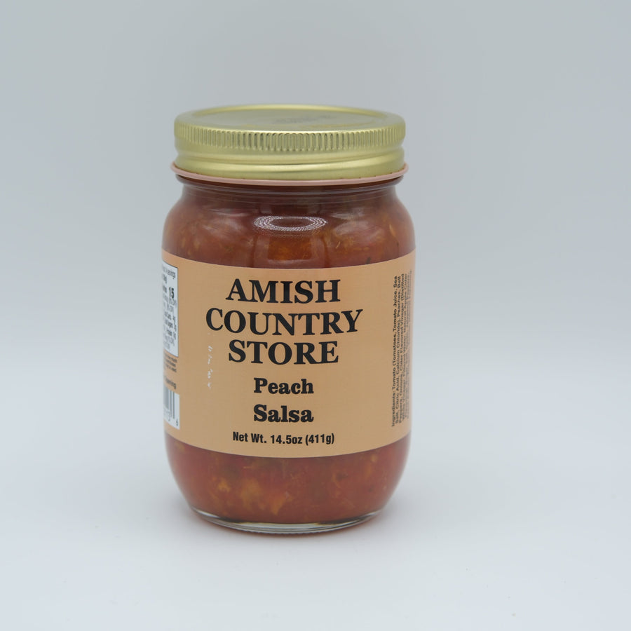 Old-Fashioned Peach Salsa | Sweet & Zesty Country Salsa | 14.5 oz — catalog image 2