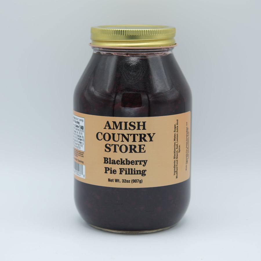 Blackberry Pie Filling front package label