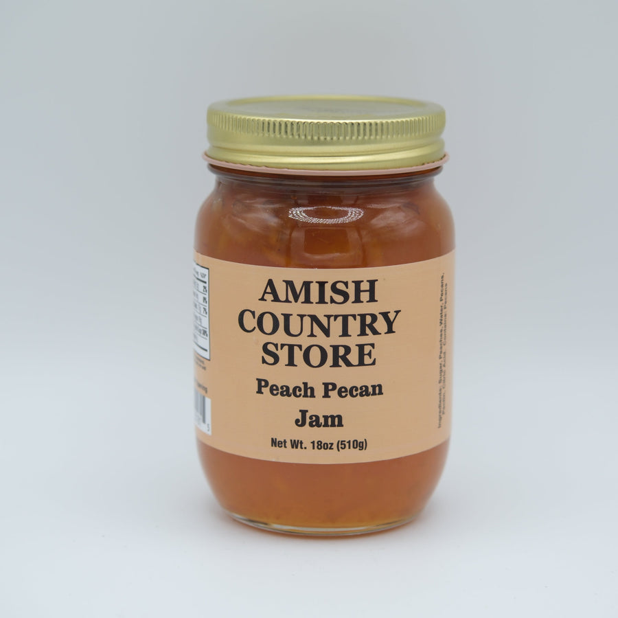Peach Pecan Jam | Southern-Style Fruit & Nut Spread | 18 oz – product catalog photo 2