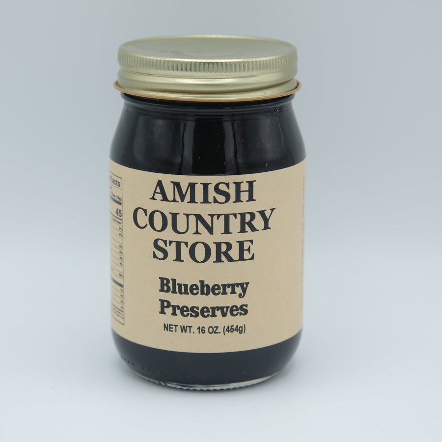 Blueberry Preserves front package label