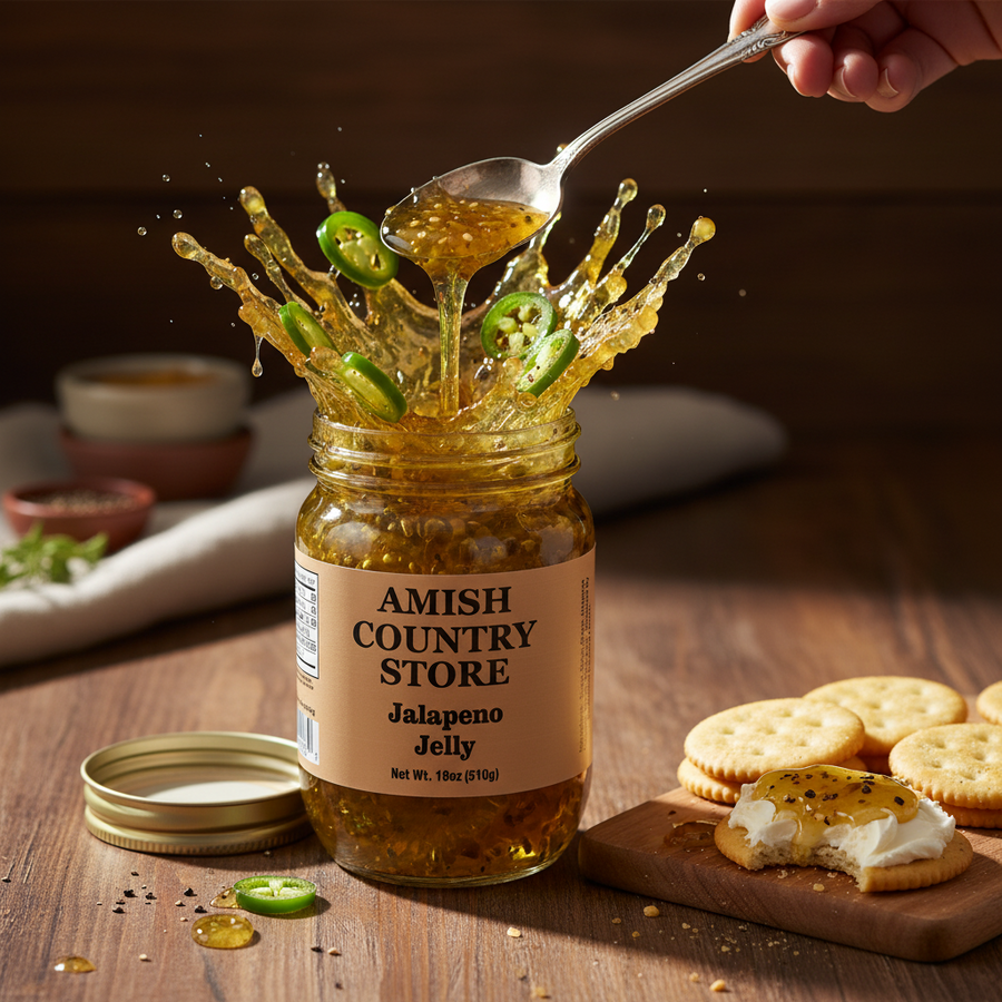 Jalapeño Jelly | Sweet & Spicy Pepper Spread | 18 oz – product catalog photo 1
