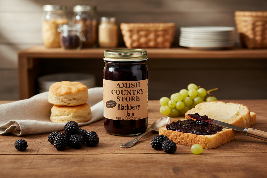 Blackberry Jam | No Sugar Added Berry Spread | 9 oz — catalog image 1