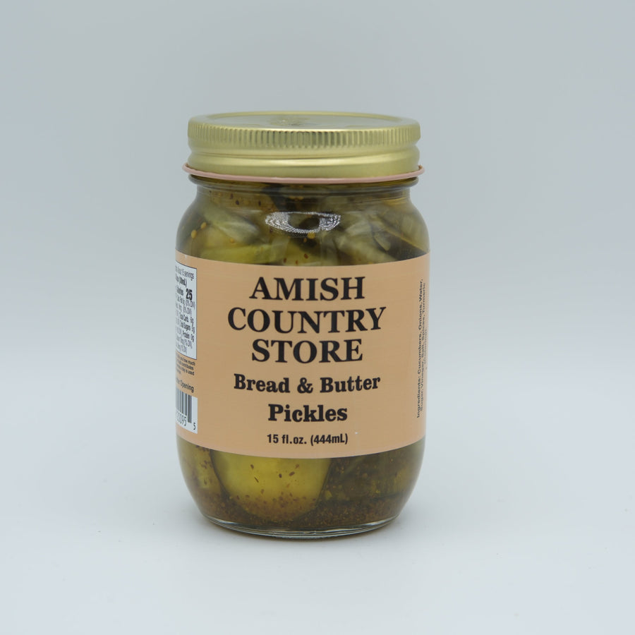 Bread & Butter Pickles package contents and rear view