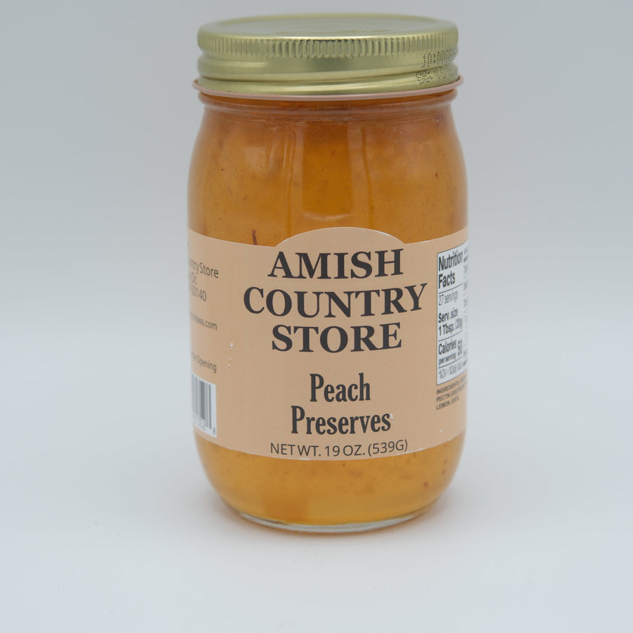 Peach Preserves | Golden Southern-Style Fruit Spread | 16 oz – product image 2