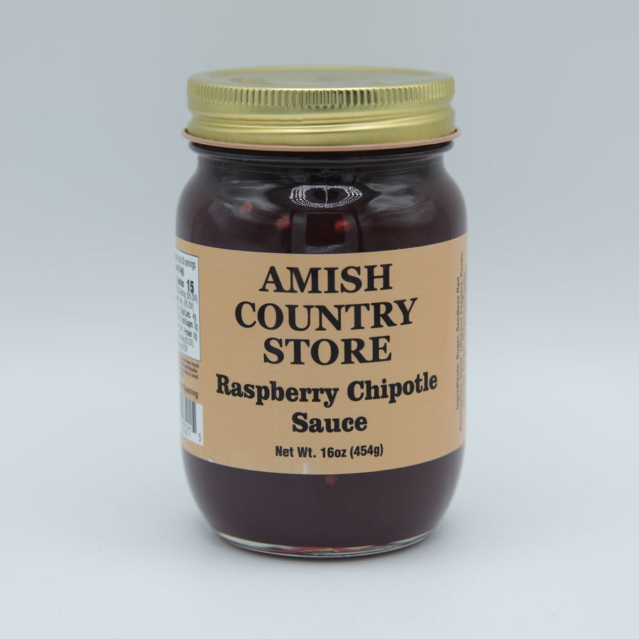 Raspberry Chipotle Sauce front package label