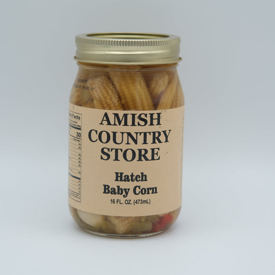 Hatch Baby Corn | Sweet & Zesty Pickled Corn | 16 oz – product catalog photo 2