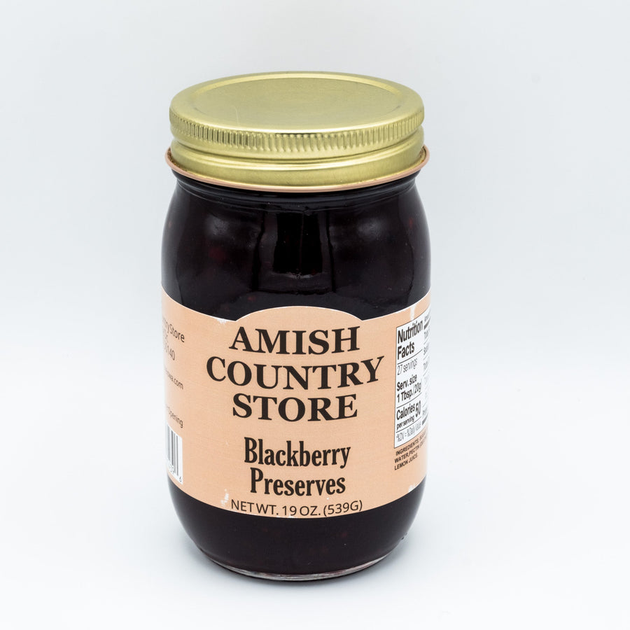 Blackberry Preserves front package label