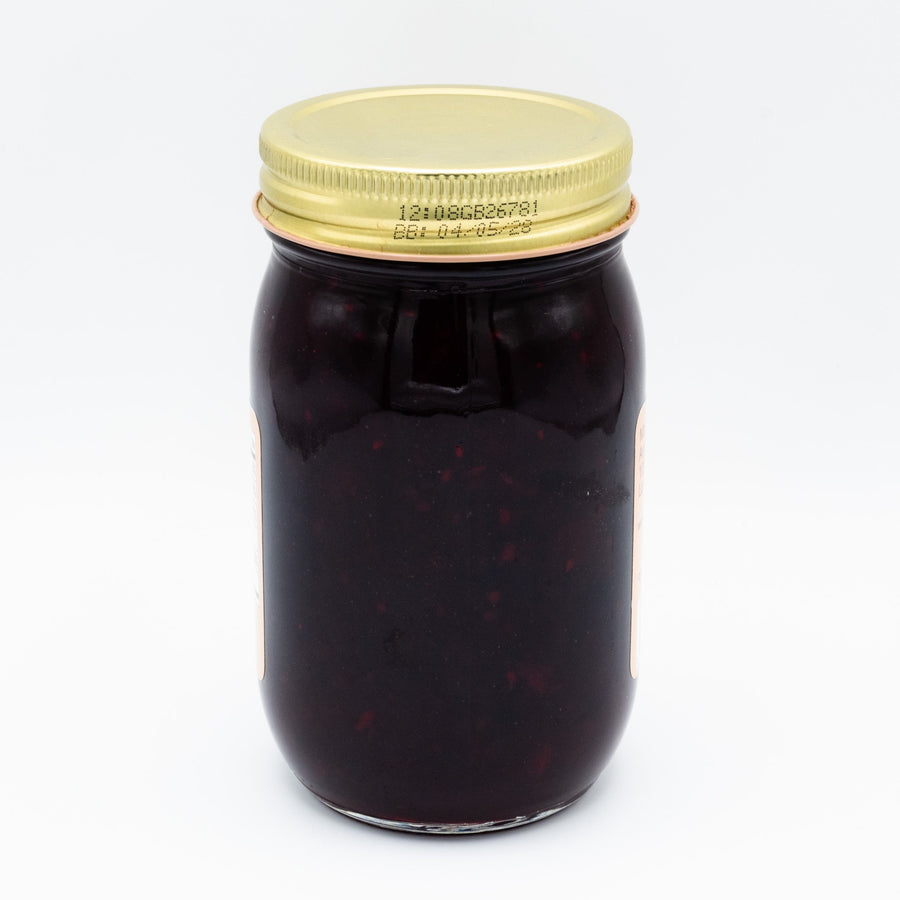 Blackberry Preserves package contents and rear view