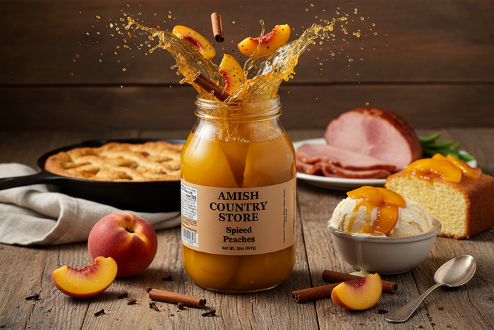 Old-Fashioned Spiced Peaches | 32 oz – product image 1