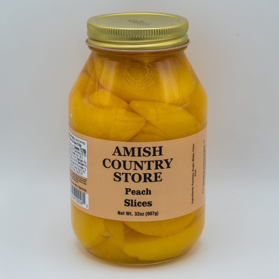 Jarred Sliced Peaches in Syrup | Country Pantry Favorite | 32 oz – listing photo 2