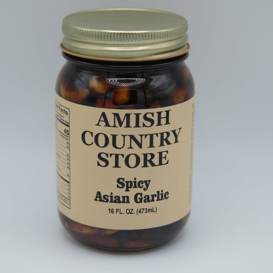 Spicy Asian Garlic front package label