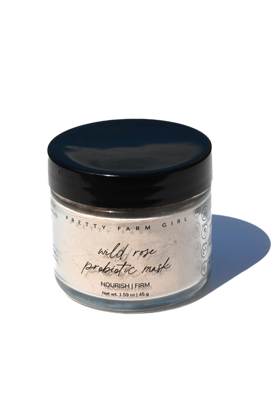 Wild Rose cleansing-grains jar