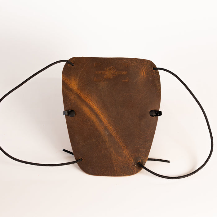 Essential Leather Archery Arm Guard — Essential arm guard with cords