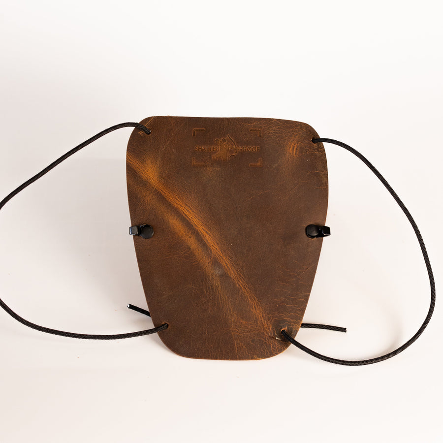 Essential Leather Archery Arm Guard — Essential arm guard with cords