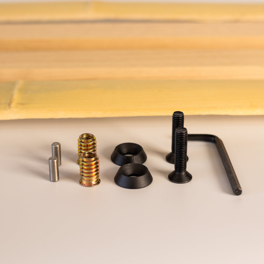 DIY Wood Takedown Bow Kit — takedown hardware with bow-building material