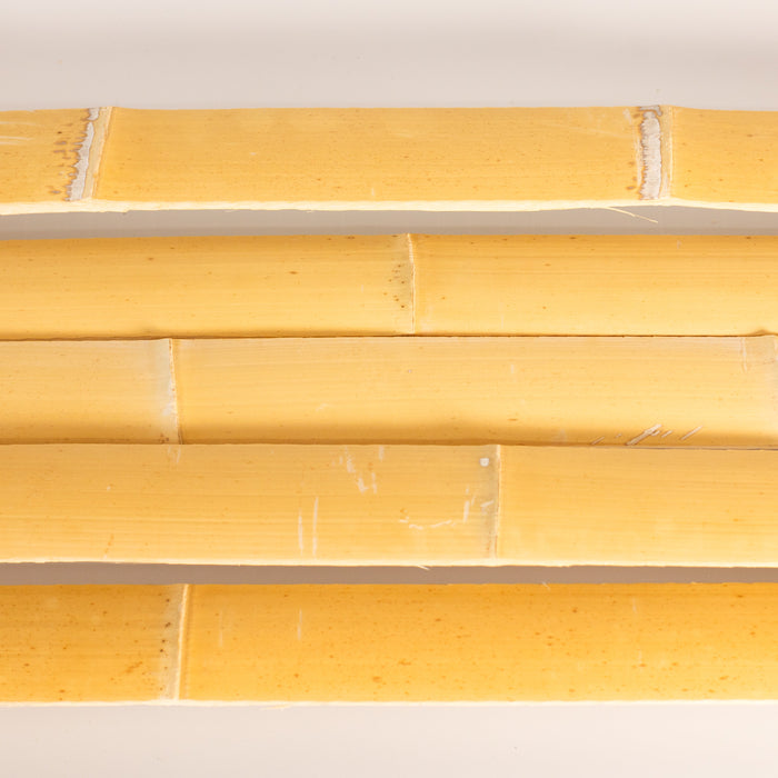 Bamboo Bow-Backing Slats — bamboo slats laid horizontally