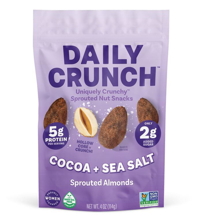 Cocoa & Sea Salt Sprouted Almonds — product image