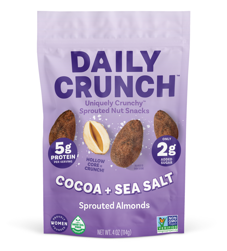 Cocoa & Sea Salt Sprouted Almonds — product image