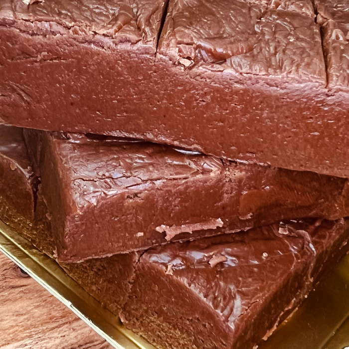Handmade Espresso Dark Chocolate Fudge product photograph from Meems Fudge Shoppe