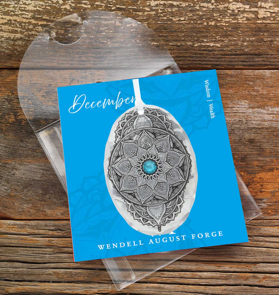 Gift packaging display for Birthstone crystal ornament