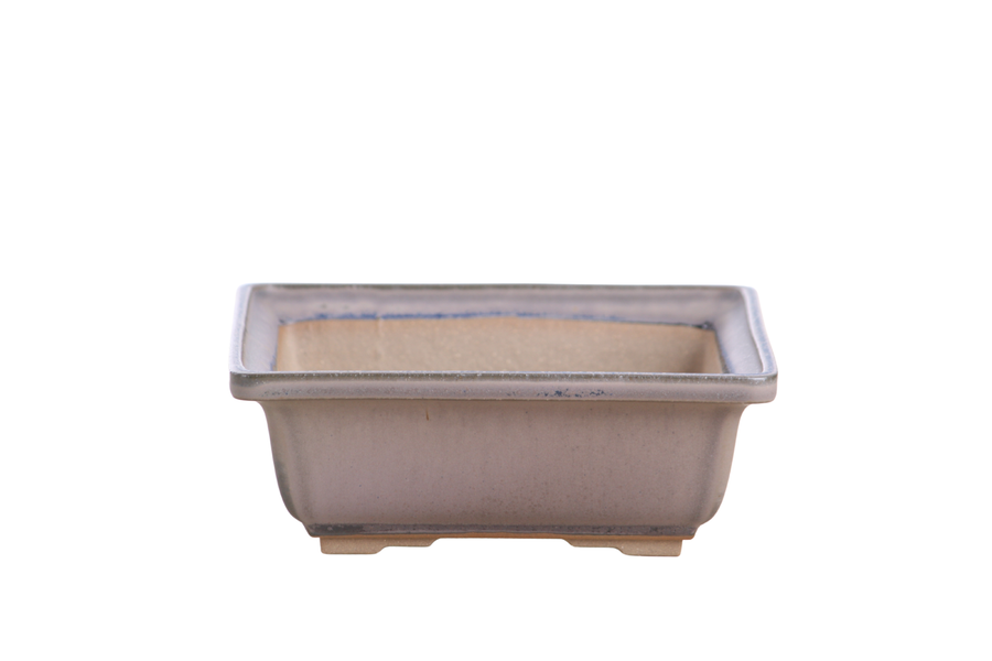 6-Inch Square Bonsai Pot - Ocean