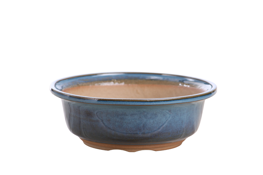 7-Inch Round Bonsai Pot - Peacock 2025