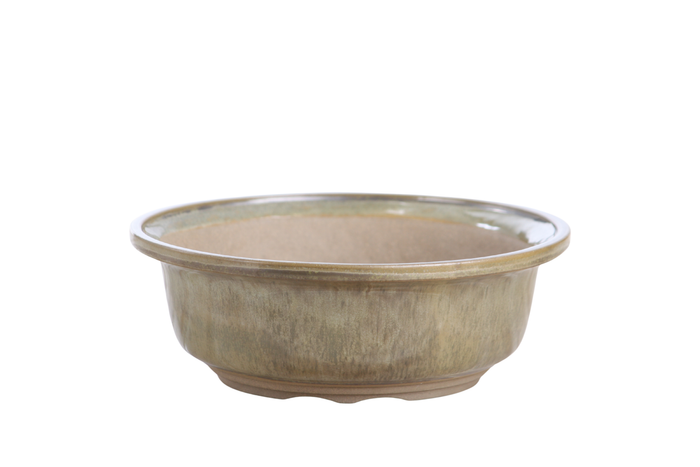 7-Inch Round Bonsai Pot - Copenhagen