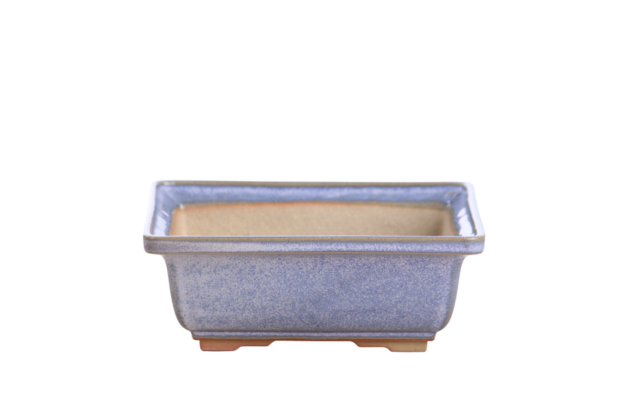 6-Inch Square Bonsai Pot - Denim