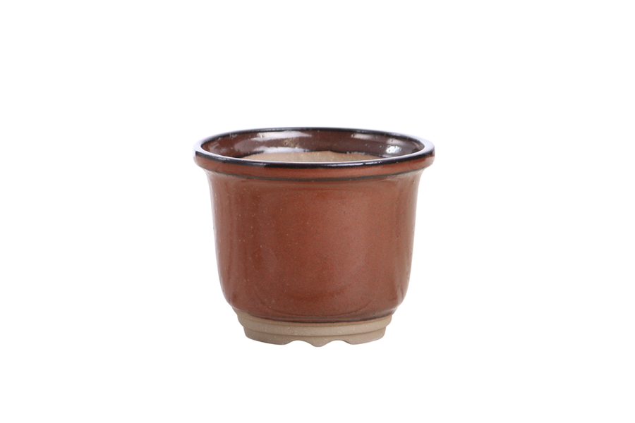4-Inch Flute Bonsai Pot - Sunset