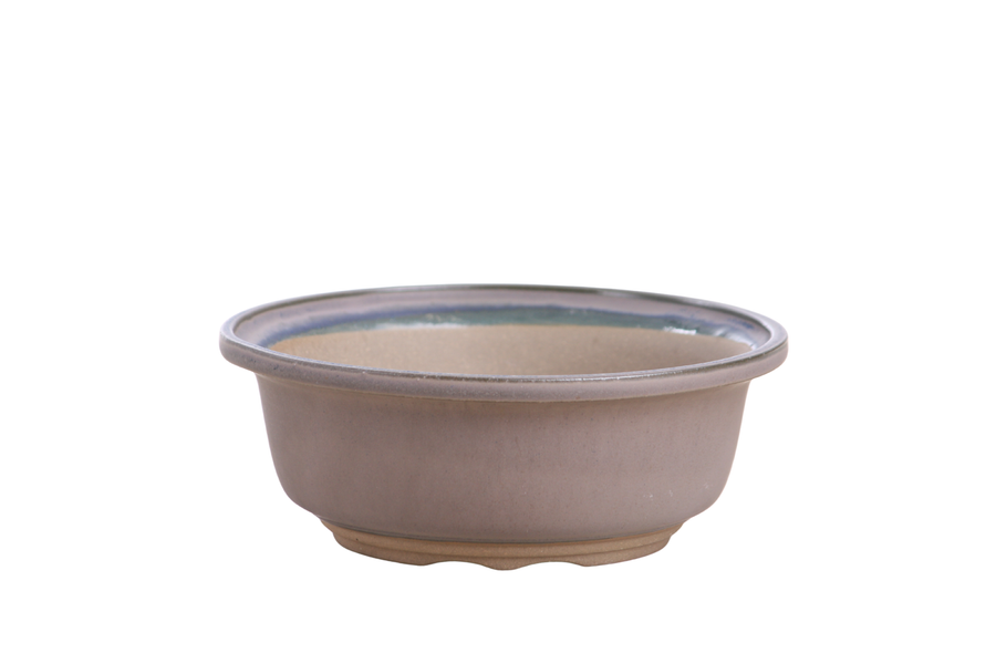 6-Inch Round Bonsai Pot - Ocean