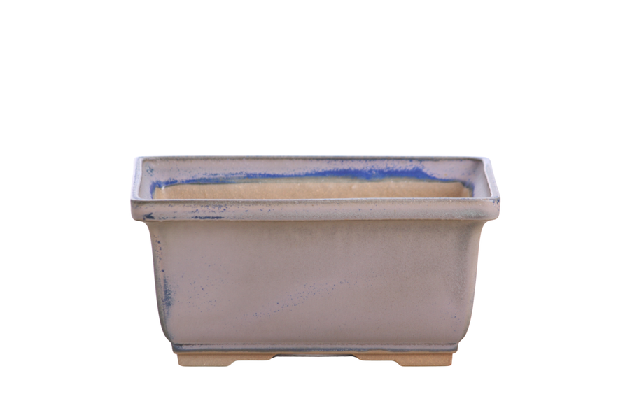 6-Inch Rectangle Deep Bonsai Pot - Ocean