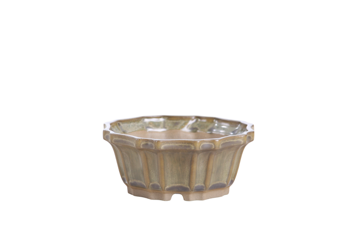 4.5-Inch Flower Bonsai Pot - Copenhagen