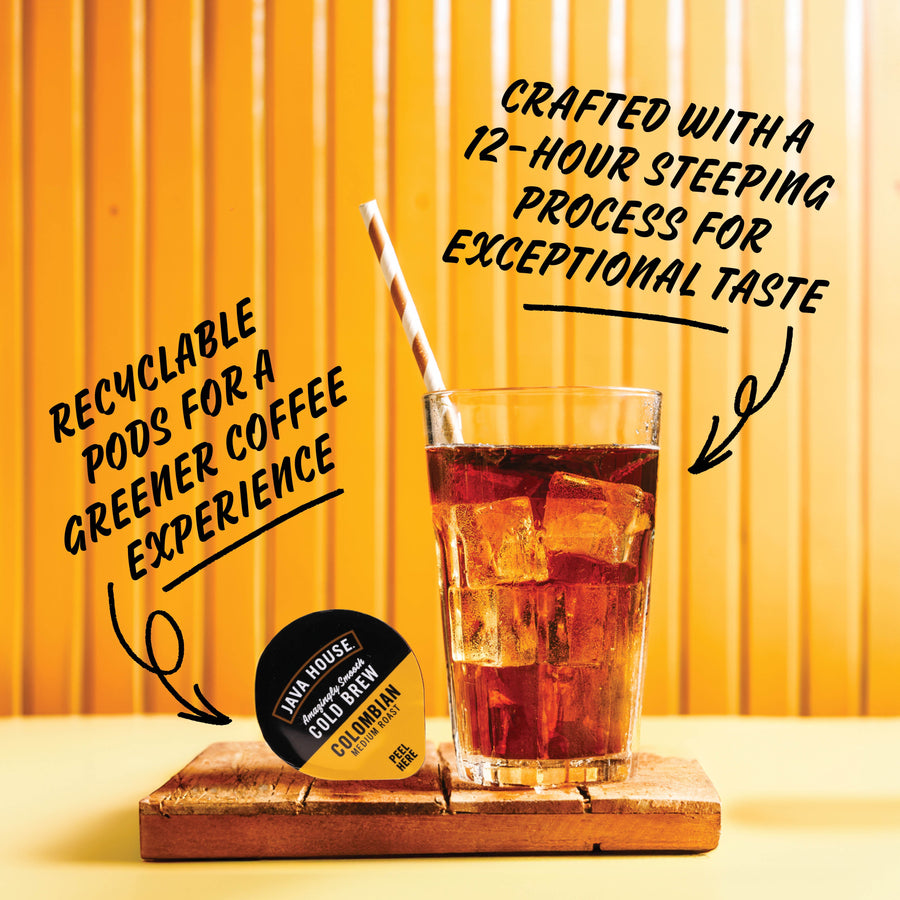 Colombian coffee with cold-steeping information