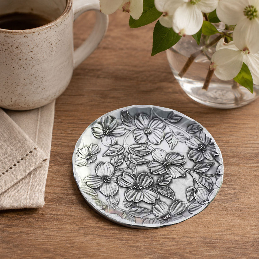 Styled display featuring Dogwood Coaster