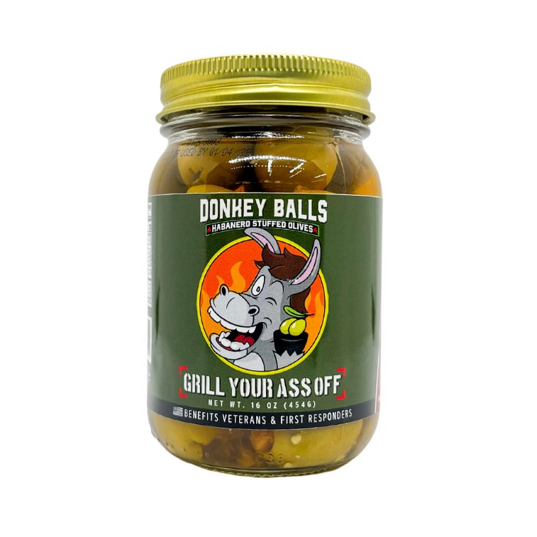 Donkey Balls Habanero Stuffed Olives — product photo 1 of 5