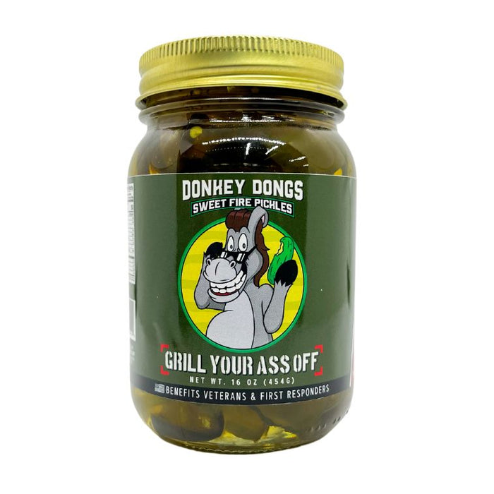 Donkey Dongs Sweet & Spicy Pickles — product photo 1 of 4