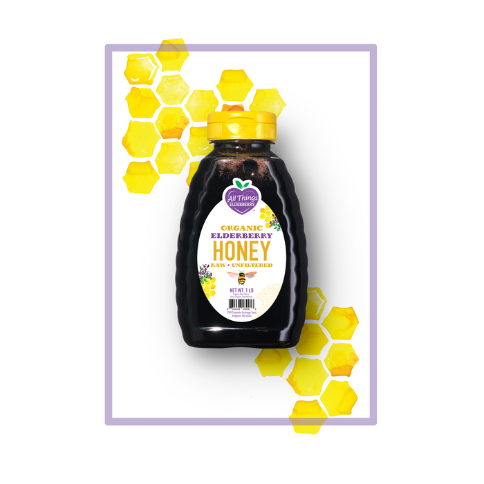 Elderberry Infused Honey – product photo 1
