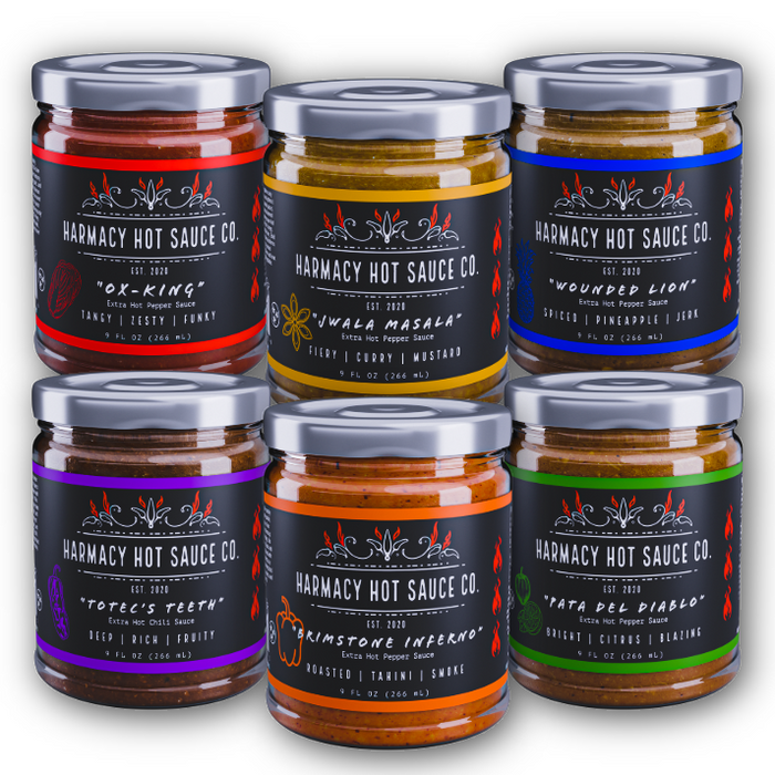 The Black Curtain Hot Sauce Set — product photograph 1 of 7