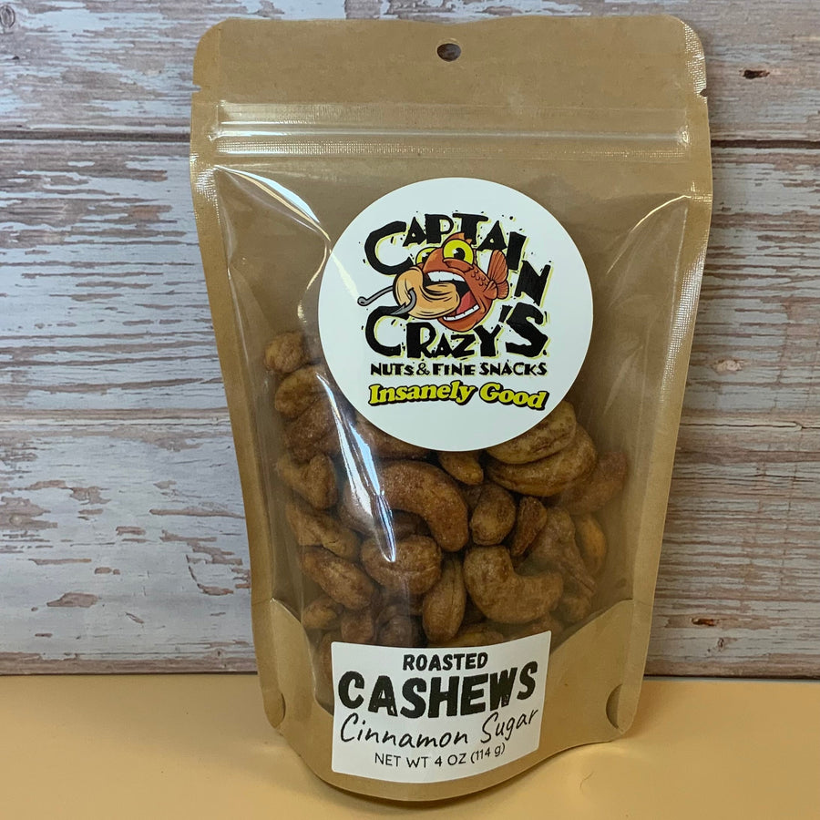Cinnamon Sugar Roasted Cashews — snack product photograph 2