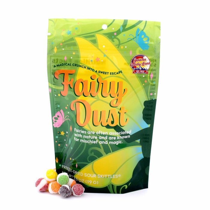 Freeze-Dried Sour Candy – Fairy Dust illustrated snack pouch
