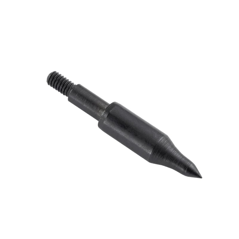 Steel practice point with a tapered tip