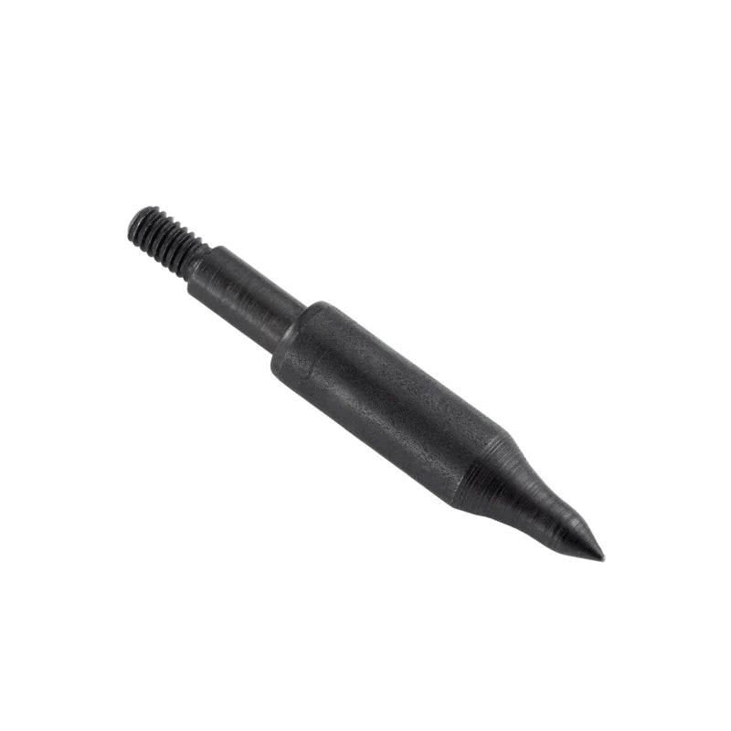 Steel field point with an extended shoulder profile