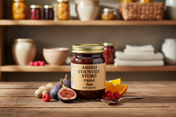 F.R.O.G. Jam (Fig, Raspberry, Orange & Ginger) 18 oz — product listing photo 1