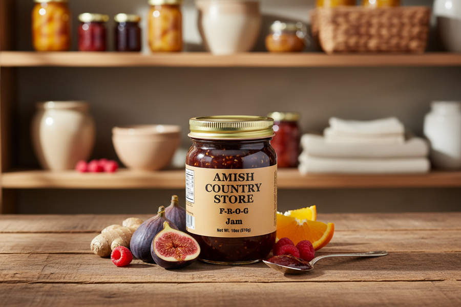 F.R.O.G. Jam (Fig, Raspberry, Orange & Ginger) 18 oz — product listing photo 1