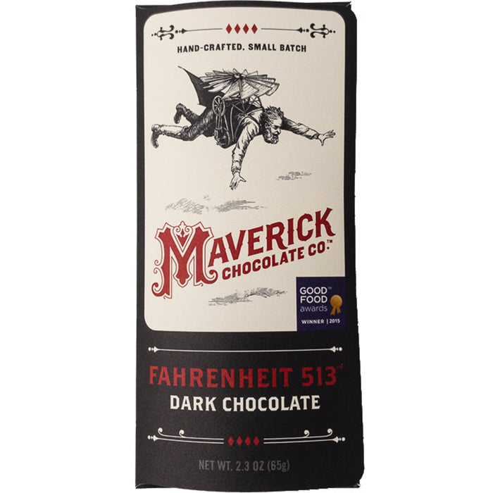 Fahrenheit 513 Spicy Dark Chocolate Bar — product image 1 of 3