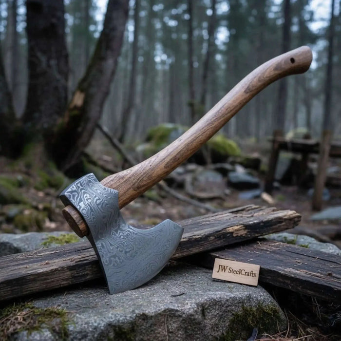 Scandinavian Bushcraft Forest Axe for Chopping, Splitting & Trail Work