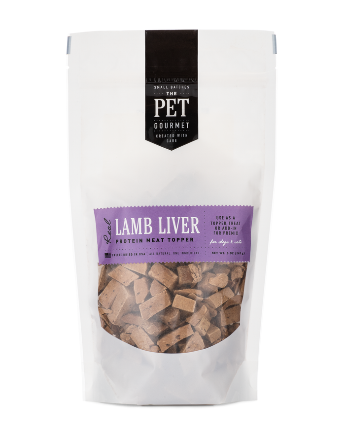 Freeze-Dried Lamb Liver Dog Treats & Topper