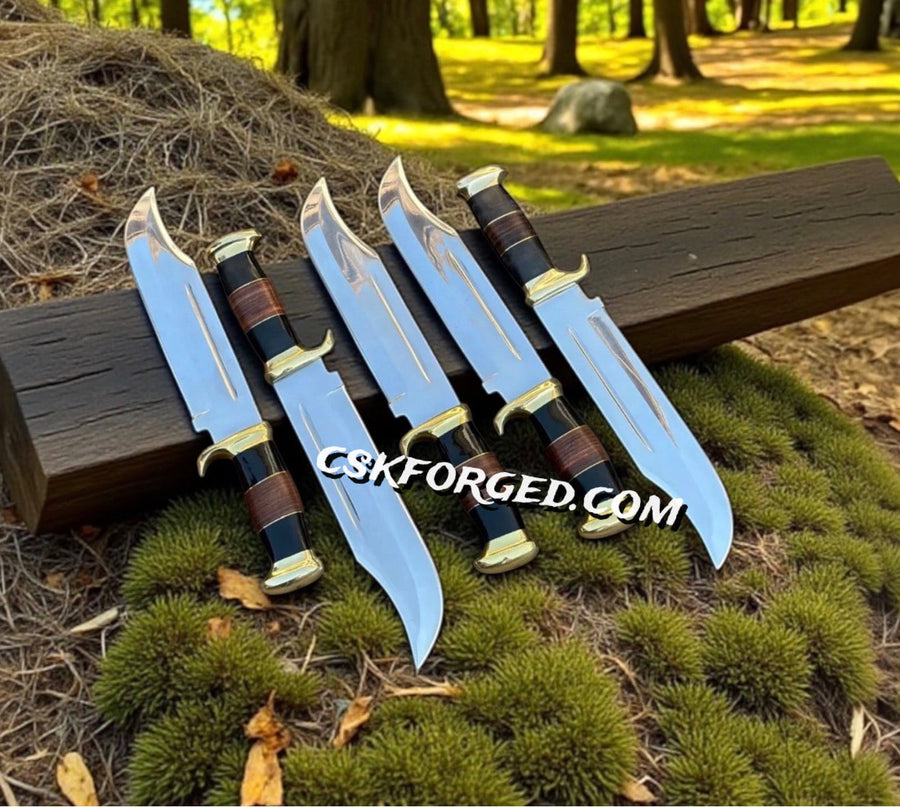 Crocodile Dundee Knife Set Deal– Classic Full Tang Bowie for Outdoor & Collectors