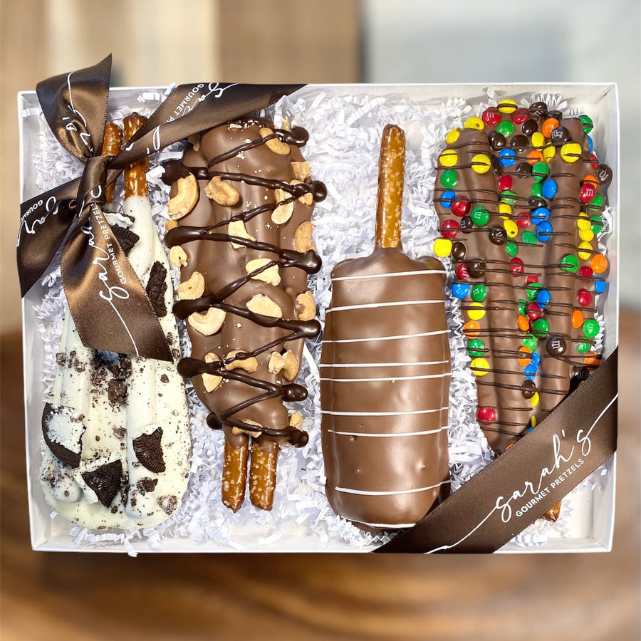 Sarah’s Gourmet Pretzels Gourmet Gift Tower – Deluxe or Premium